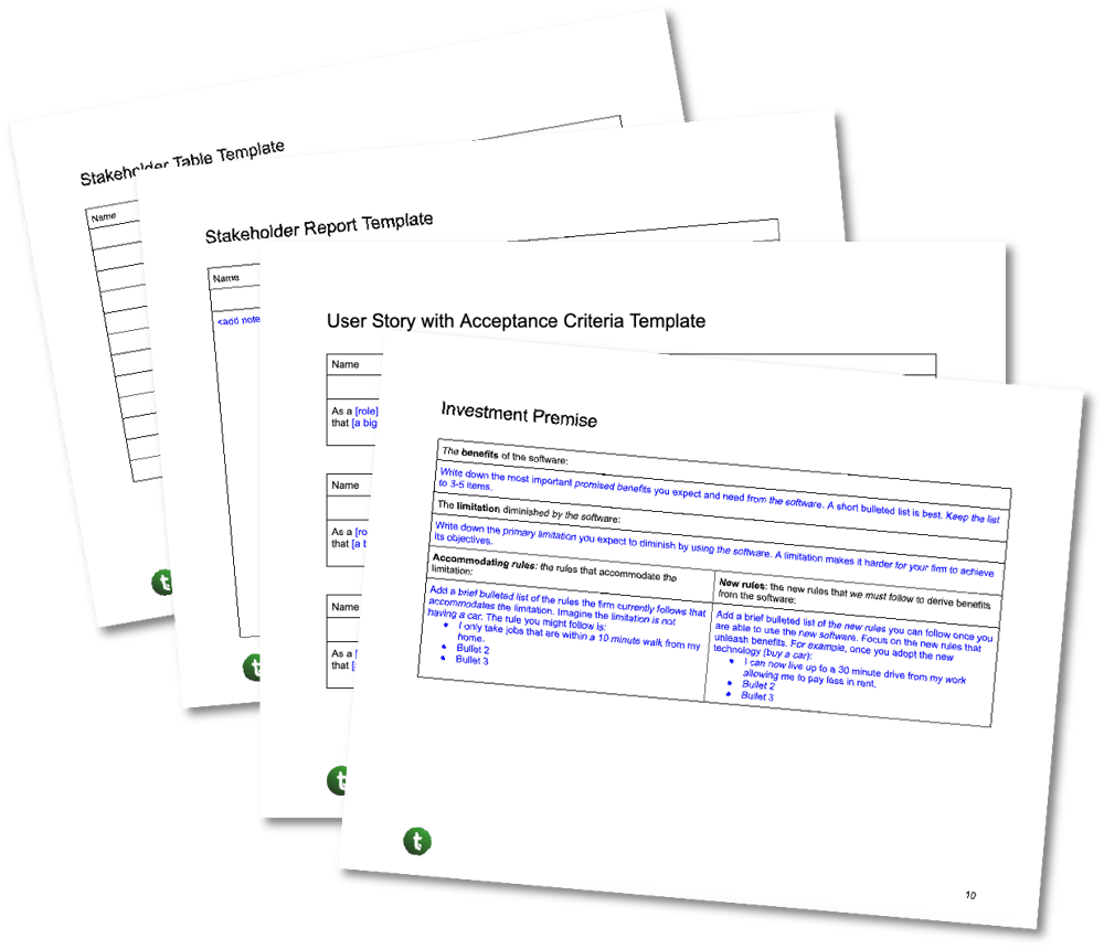 Stakeholder template download
